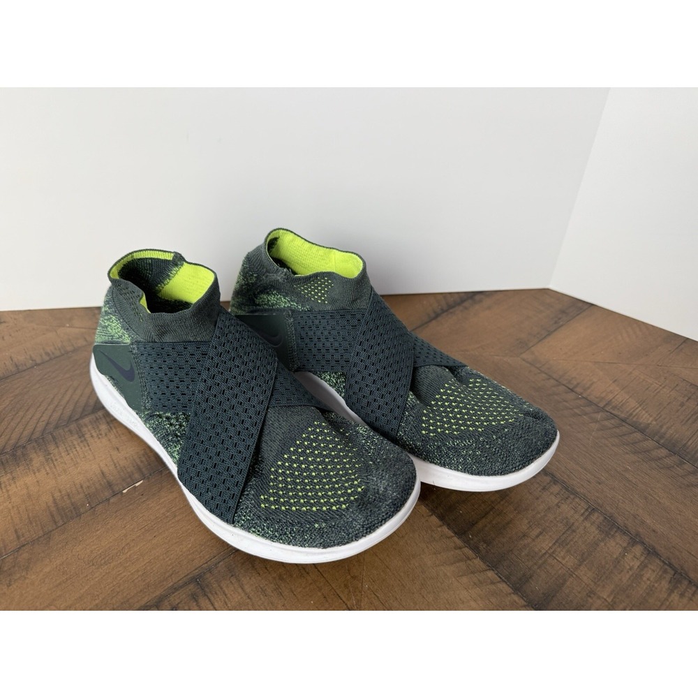 Nike Women's Free RN Motion FK‎ Flyknit 2017 Shoes 'Sequoia' 880846-301 Size 5.5